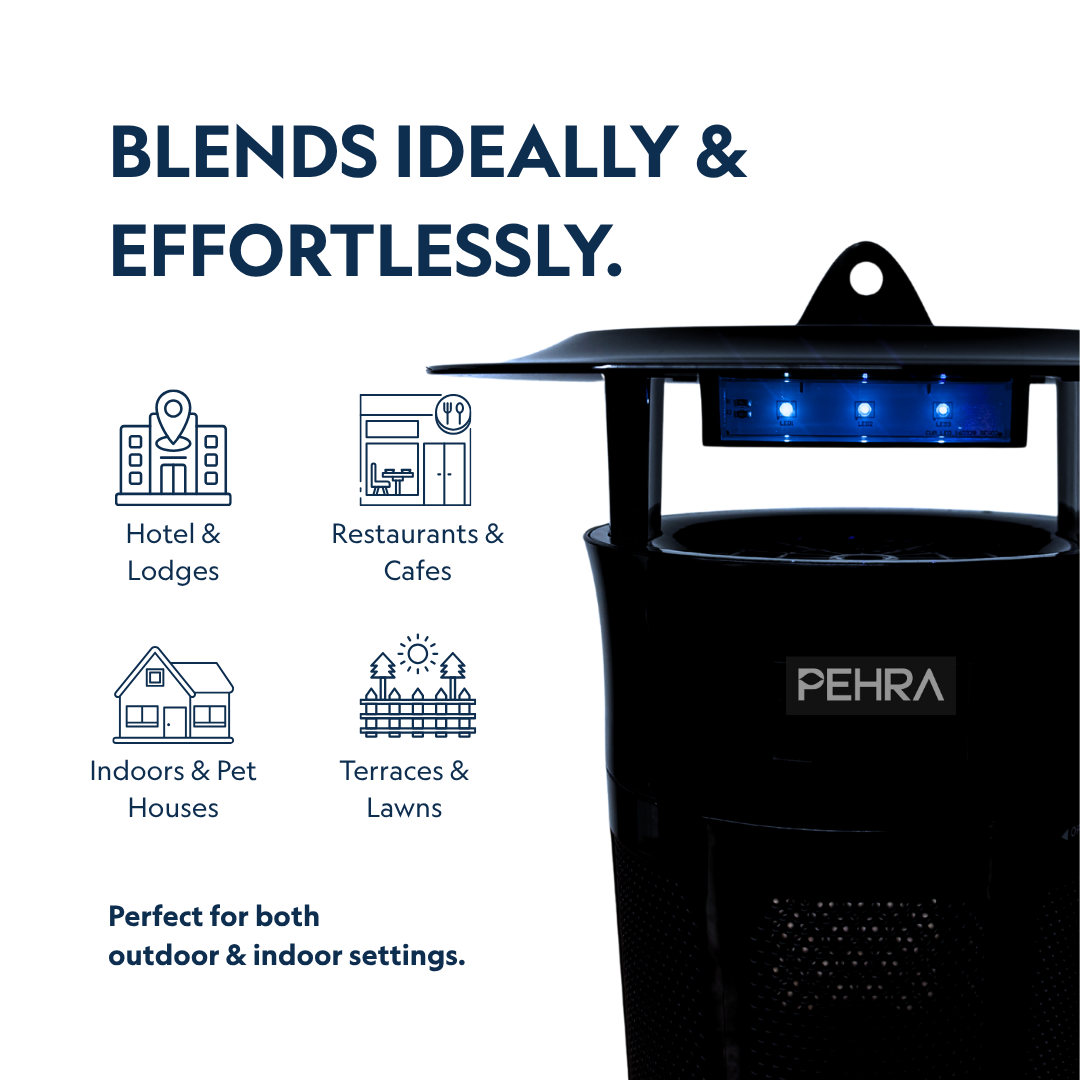 Pehra Mosquito & Insect Trap Pro – Indoor/Outdoor Use
